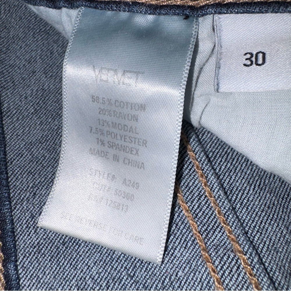 VERVET BY FLYING MONKEY Dark Blue High-Rise Skinny Jeans Women’s 30 - Picture 6 of 9